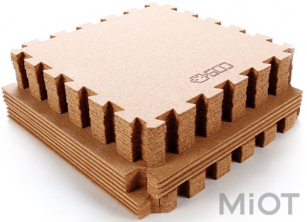 Килимок пазл для дітей Xiaomi SON OF OAK з коркового дерева 119.2cm/119.2cm/16pcs